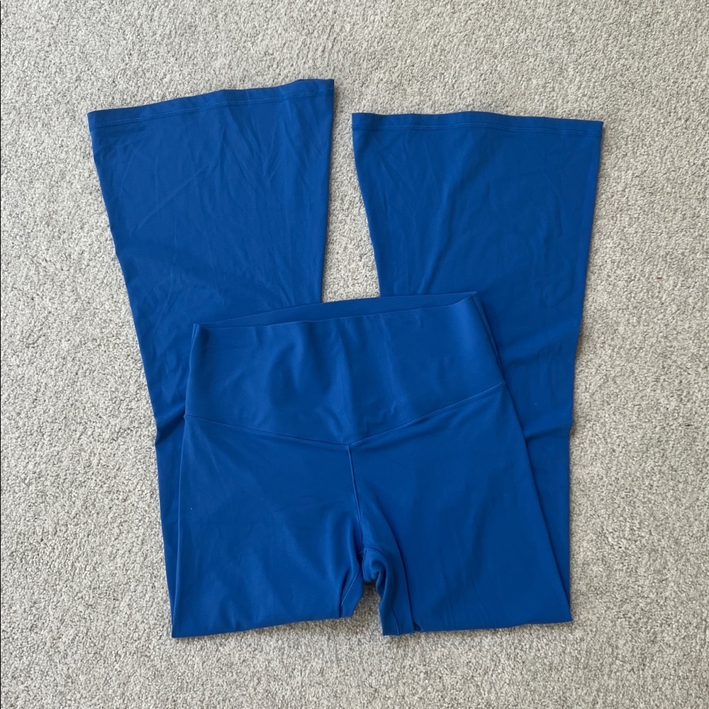 Aerie Vibrant Blue Active Leggings- size L - Picture 3 of 4